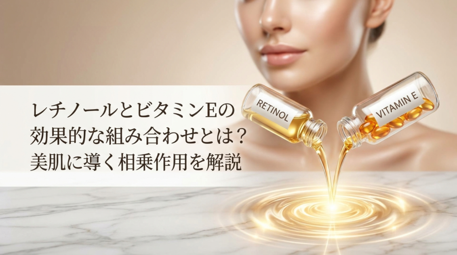 レチノールとビタミンEの効果的な組み合わせとは？美肌に導く相乗作用を解説