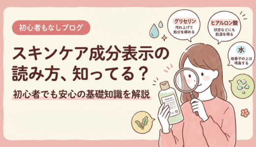 スキンケア成分表示の読み方、知ってる？初心者でも安心の基礎知識を解説