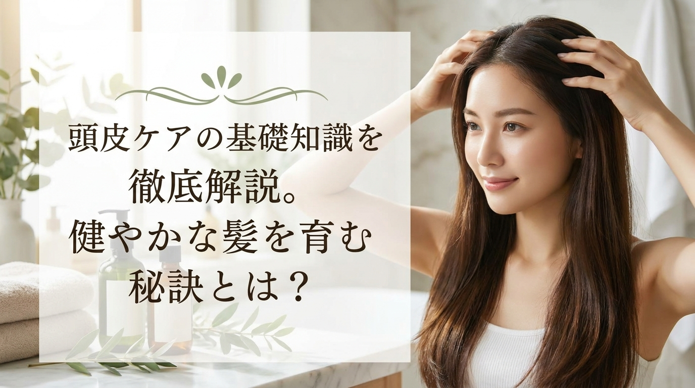 頭皮ケアの基礎知識を徹底解説。健やかな髪を育む秘訣とは？