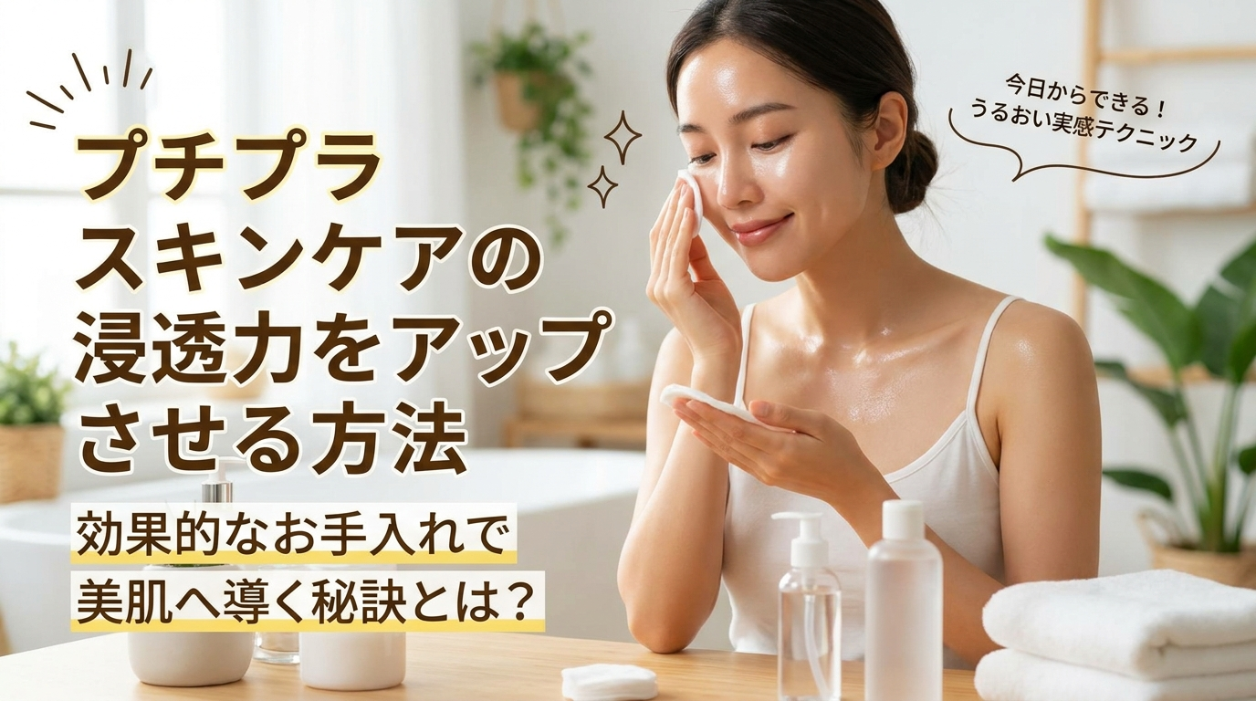 プチプラ スキンケアの浸透力をアップさせる方法。効果的なお手入れで美肌へ導く秘訣とは？